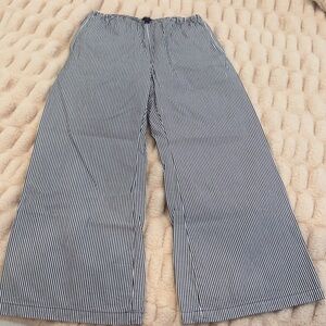 J. Crew Navy and White Striped Pants